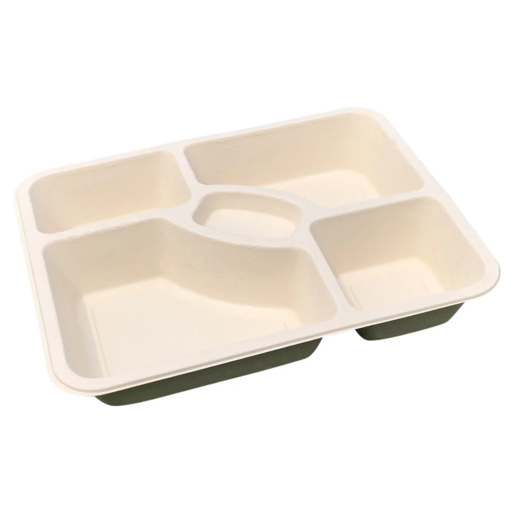 

Wholesale 5C disposable bamboo plate 100% biodegradable compostable for sugarcane bagasse tableware plate, Natural