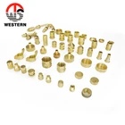 Nuts Customized High Quality Low Price Female Thread Brass Flat Knurled Nuts M5