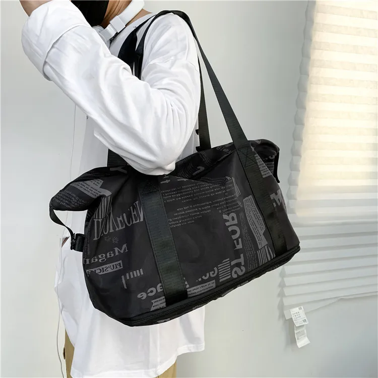 Large Capacity Fashion Travel Bag Handbag Hand Dry Wet Separation Nylon Zip Bag, Multicolor
Large Capacity Fashion Travel Bag Handbag Hand Dry Wet Separation Nylon Zip Bag, Multicolor