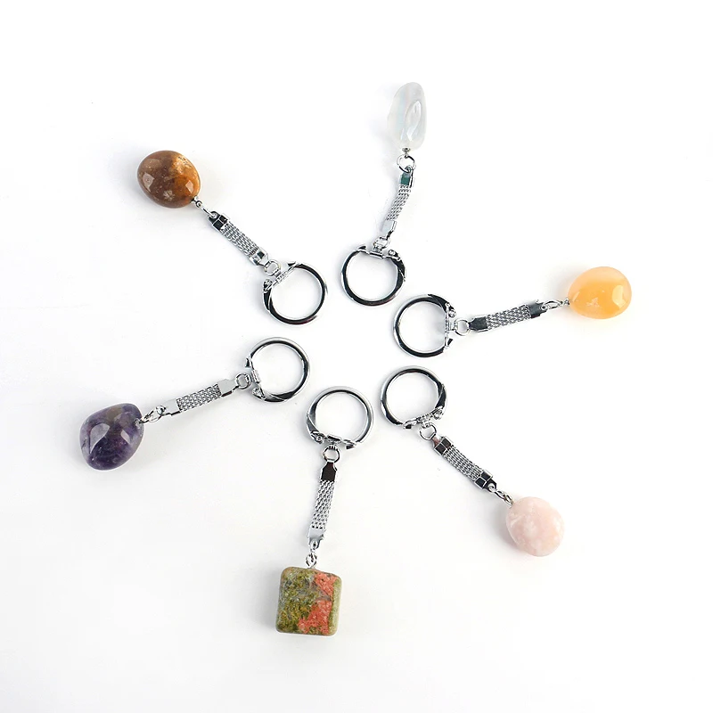 wholesale crystal healing stone tumbled stone crystal key chain pendant for decoration
wholesale crystal healing stone tumbled stone crystal key chain pendant for decoration