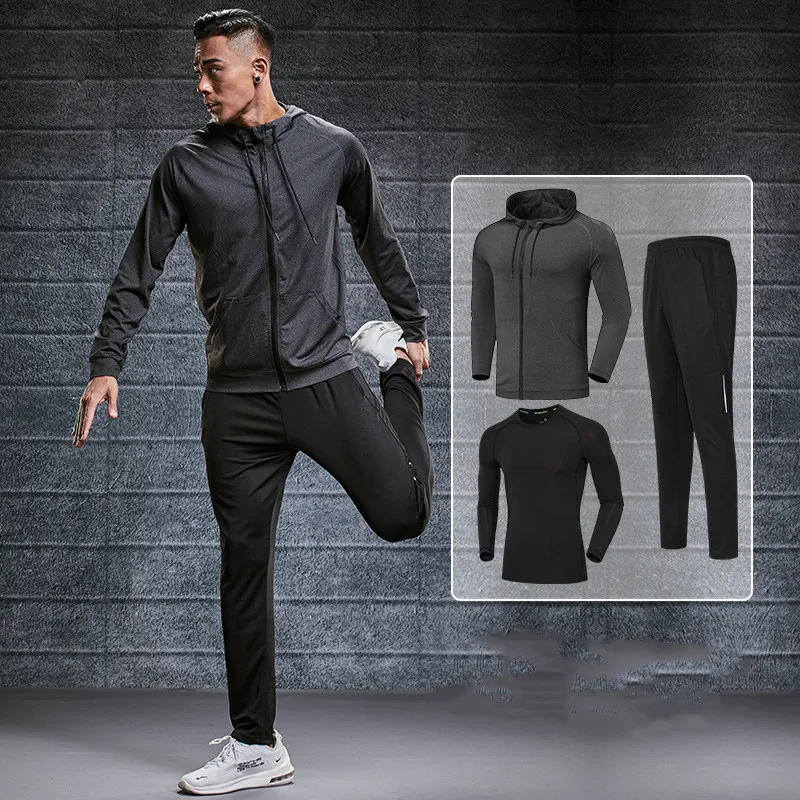 Spring Autumn 2020 Men Sweat Suit Set Tracksuit Men Outfit Full Sleeve Tops Hood Outdoor Sport Wear Men 3 Piece Set
Spring Autumn 2020 Men Sweat Suit Set Tracksuit Men Outfit Full Sleeve Tops Hood Outdoor Sport Wear Men 3 Piece Set