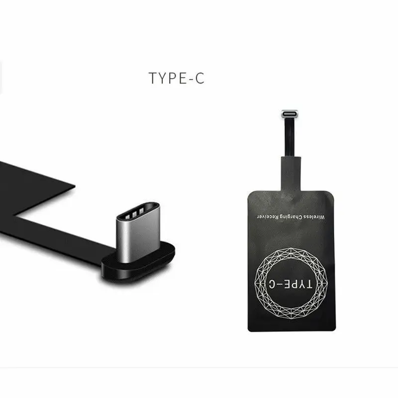 Hot Selling Wholesale Wireless Phone Charger Receiver QI Standard Wireless Charger Adapter For Type C, Black
Hot Selling Wholesale Wireless Phone Charger Receiver QI Standard Wireless Charger Adapter For Type C, Black