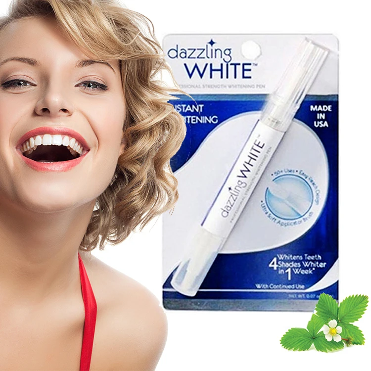 Portable Organic Dazzling Teeth Whitening Gel Pen 2Ml Teeth Whitening Pen With Peroxide Teeth Whitening Pen Empty, White
Portable Organic Dazzling Teeth Whitening Gel Pen 2Ml Teeth Whitening Pen With Peroxide Teeth Whitening Pen Empty, White