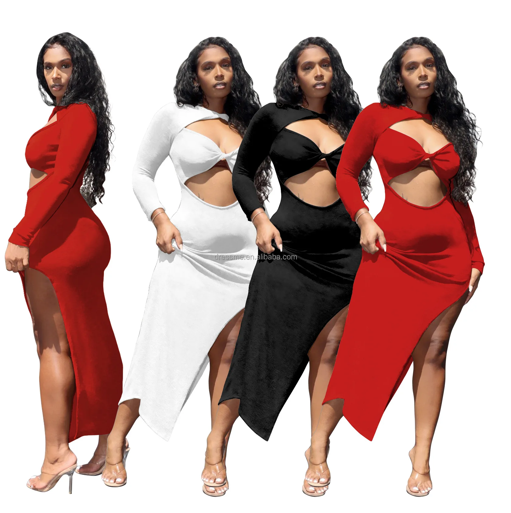 MT179-6110 2021 Fall Fashion Women Clothing Sexy Hollow Out Long Sleeve With Slit Womens Maxi Dress Party Wear clothes
MT179-6110 2021 Fall Fashion Women Clothing Sexy Hollow Out Long Sleeve With Slit Womens Maxi Dress Party Wear clothes
