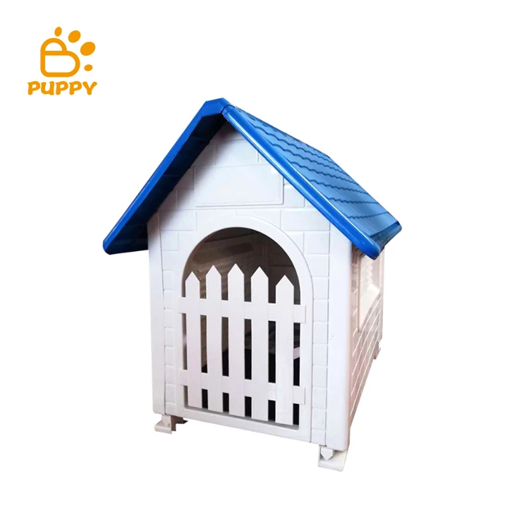 Small size indoor outdoor waterproof plastic dog kennel pet house, Pink, blue, black 
Small size indoor outdoor waterproof plastic dog kennel pet house, Pink, blue, black