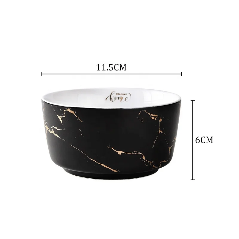 Nordic one person eating tableware crockery pottery couple bowl chopsticks bowl set combination dinnerware sets, Black and white
Nordic one person eating tableware crockery pottery couple bowl chopsticks bowl set combination dinnerware sets, Black and white