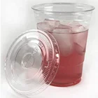 custom print disposable pet clear plastic drinking cup for juice milk tea