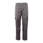 Wholesale Men's Cargo Casual Slim Fit Gray Cotton Twill Workwear Pants