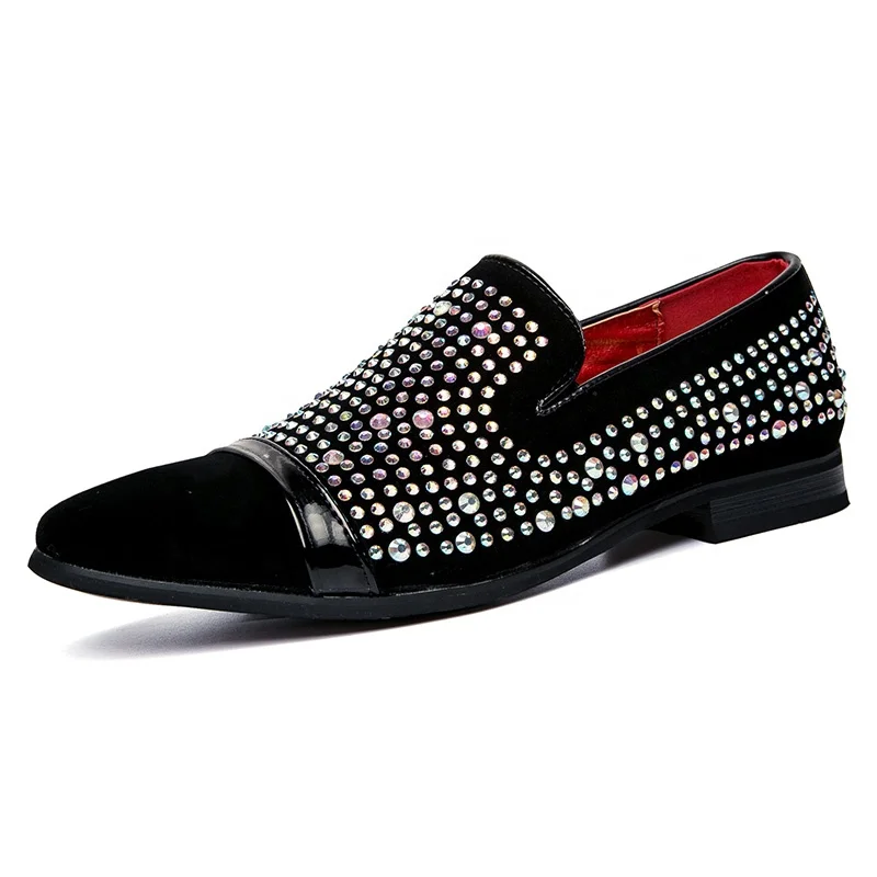 Low-Cut Toe-Toe Single Shoes With Rhinestone Casual Shoes Rubber Sole Men's Leather Shoes
Low-Cut Toe-Toe Single Shoes With Rhinestone Casual Shoes Rubber Sole Men's Leather Shoes