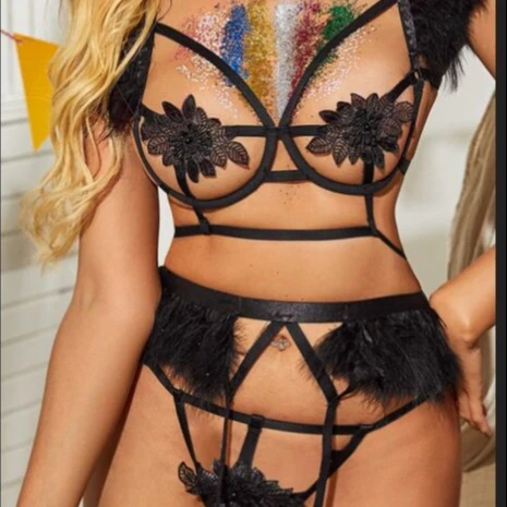 NY-1115 Sexy Lingerie Fluffy Feathers Cardigan Piece More Hollow Out Womens Sexy Lingerie Babydoll Erotic
NY-1115 Sexy Lingerie Fluffy Feathers Cardigan Piece More Hollow Out Womens Sexy Lingerie Babydoll Erotic