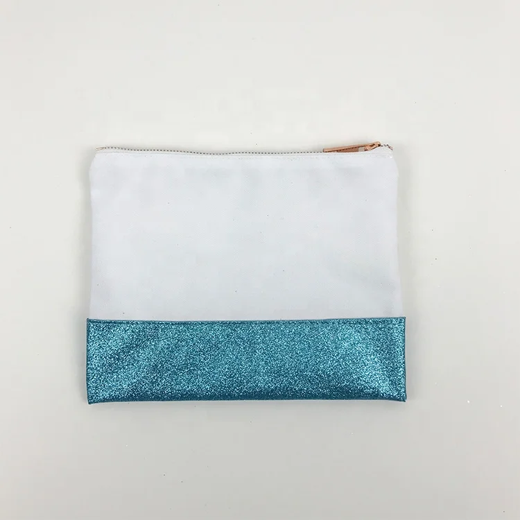 women sublimation polyester canvas makeup cosmetic zipper pouches with colorful glitter bottom
women sublimation polyester canvas makeup cosmetic zipper pouches with colorful glitter bottom