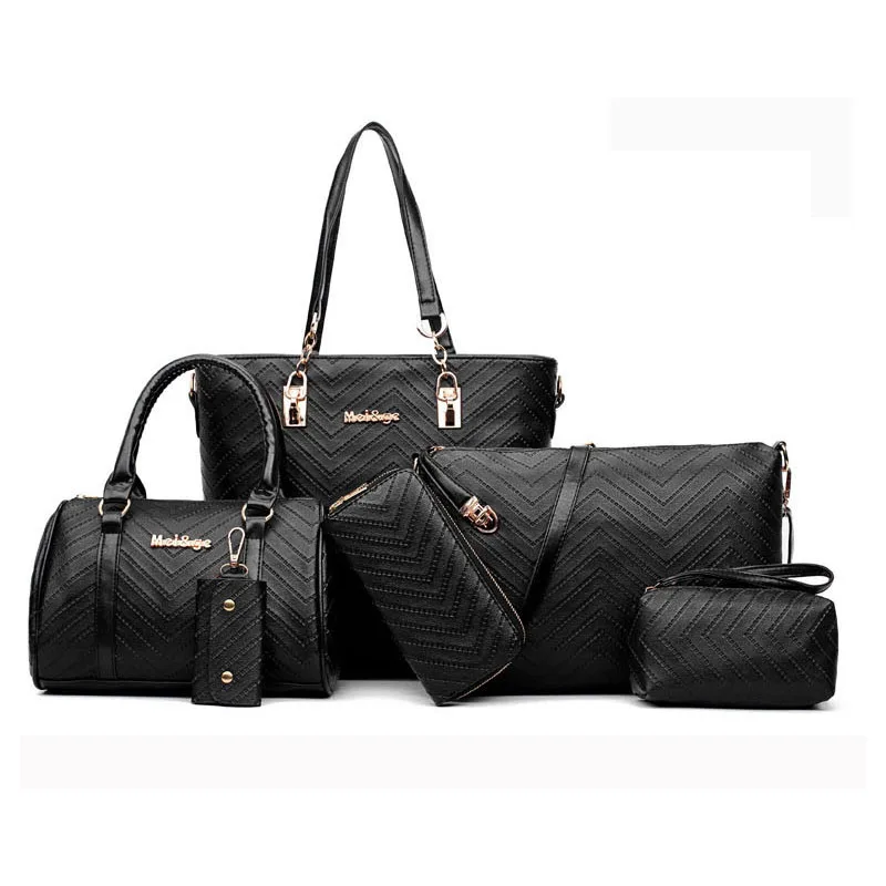 Wholesale High quality Women Tote Bag Lady Bags 6pcs Women Handbags Set With Wholesale Price
Wholesale High quality Women Tote Bag Lady Bags 6pcs Women Handbags Set With Wholesale Price