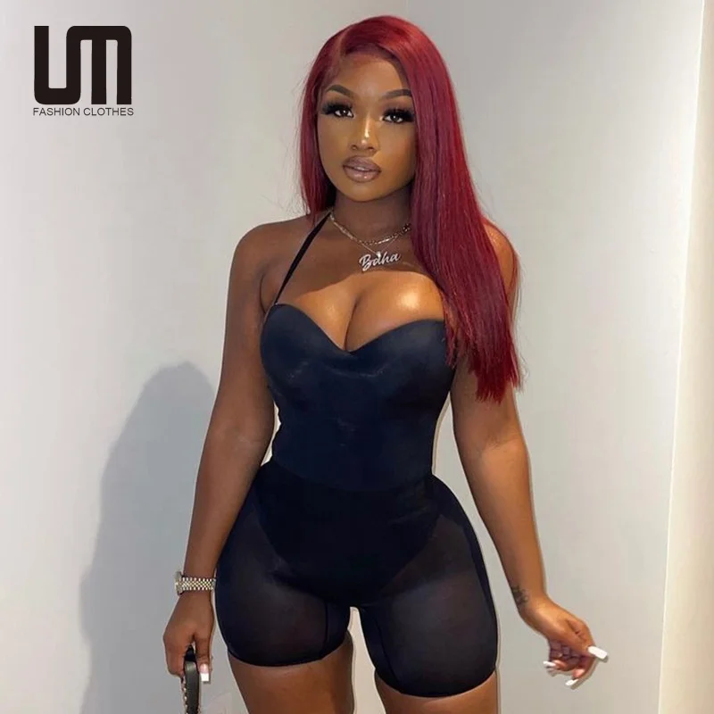 Liu Ming 2022 Spring New Arrival Women Sexy Black Mesh Skinny Bodysuit High Waist Shorts Jumpsuit, Customized color
Liu Ming 2022 Spring New Arrival Women Sexy Black Mesh Skinny Bodysuit High Waist Shorts Jumpsuit, Customized color