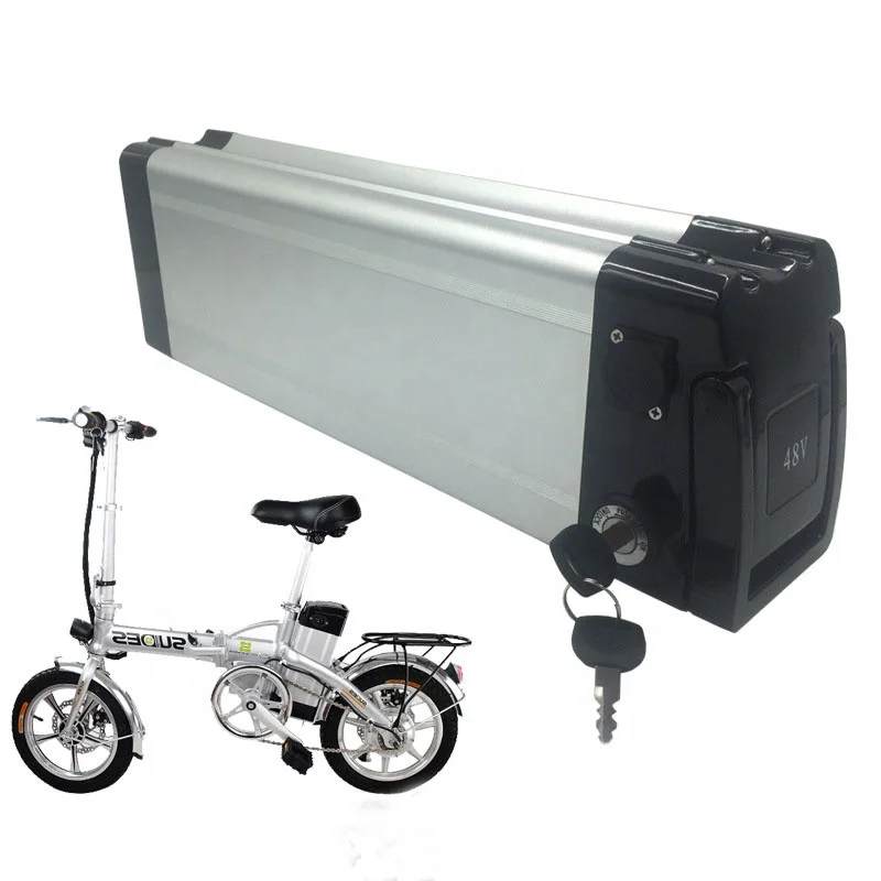18650 l-ion battery 48v 11ah e-bike battery pack silver fish 48v 750w battery with USB charge port
18650 l-ion battery 48v 11ah e-bike battery pack silver fish 48v 750w battery with USB charge port
