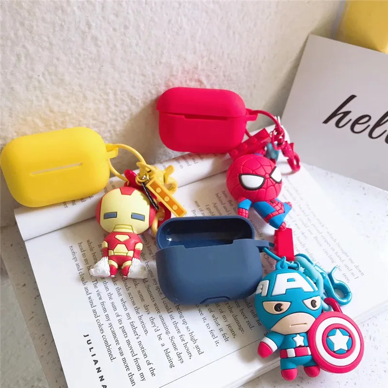 Captain Iron Man Pendent Doll Superhero Case For Airpods Pro For Airpods 1 2 Earphone Cover, Colorful
Captain Iron Man Pendent Doll Superhero Case For Airpods Pro For Airpods 1 2 Earphone Cover, Colorful