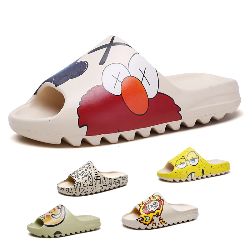 custom Women Graffiti Platform Fish Mouth Flip Flops Men Beach Slides Soft Non-Slip Cute Cartoon kids Sandals
custom Women Graffiti Platform Fish Mouth Flip Flops Men Beach Slides Soft Non-Slip Cute Cartoon kids Sandals