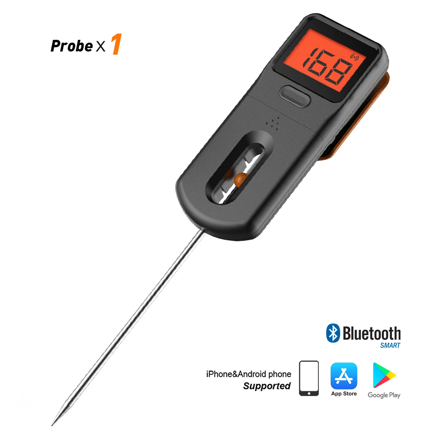 Hypersynes Super Fast Reading Digital Food BBQ Thermometer For Cooking MiniX2, Black customized
Hypersynes Super Fast Reading Digital Food BBQ Thermometer For Cooking MiniX2, Black customized