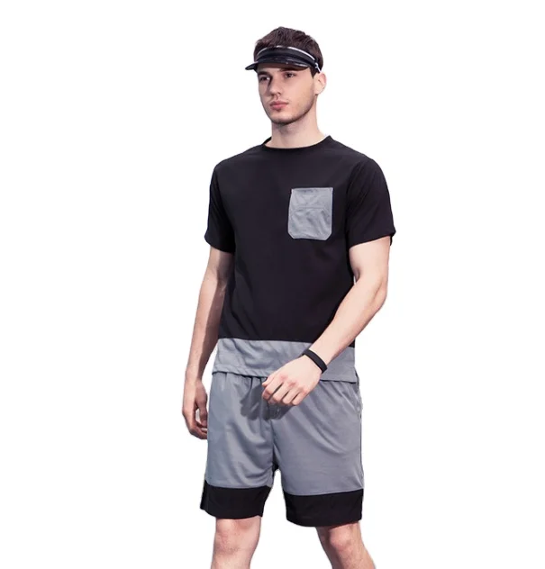 YD - TZ60 Best selling summer breathable work out short sets simple design patchwork with pocket beach short sleeve men shorts 
YD - TZ60 Best selling summer breathable work out short sets simple design patchwork with pocket beach short sleeve men shorts
