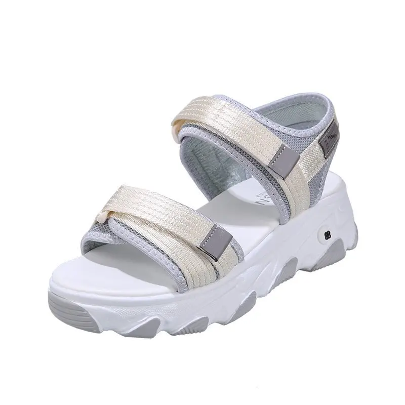 Summer Women Sandals Buckle Design Black White Platform Sandals Comfortable Women Thick Sole Beach Shoes
Summer Women Sandals Buckle Design Black White Platform Sandals Comfortable Women Thick Sole Beach Shoes