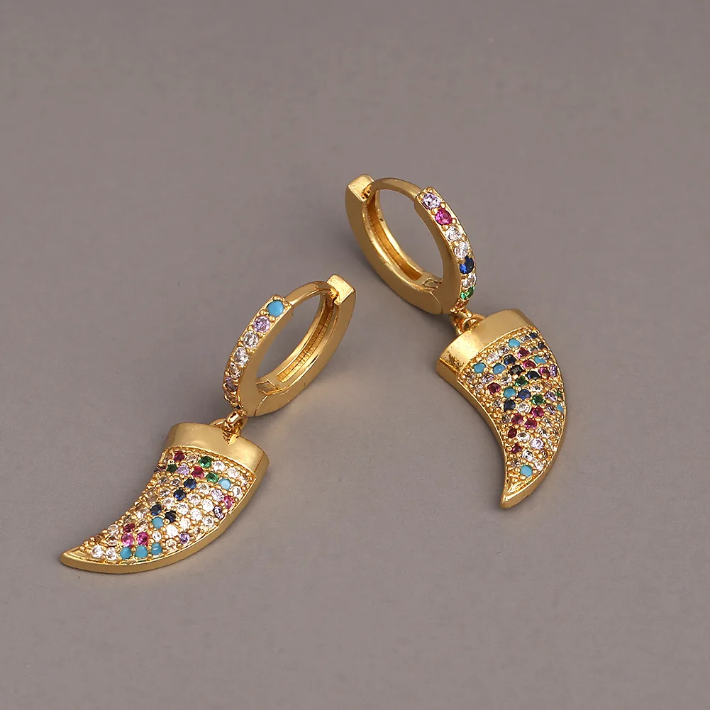 European Exaggerated Hip Hop 18 k Gold Earrings Brass Earrings Designs Jewelry, As picture 
European Exaggerated Hip Hop 18 k Gold Earrings Brass Earrings Designs Jewelry, As picture