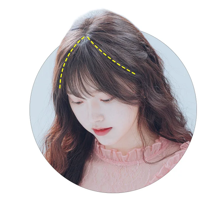 AU Fully hand-woven fashion 3D air bangs lady's wig, real hair, top hair replacement piece
AU Fully hand-woven fashion 3D air bangs lady's wig, real hair, top hair replacement piece
