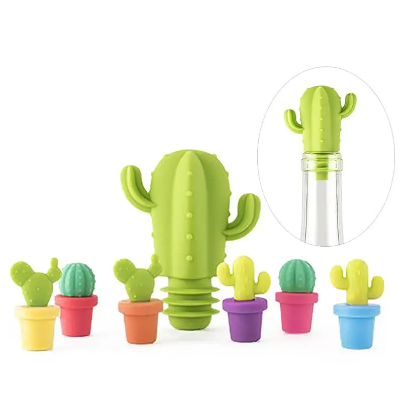 A1206 1PC Creative Cactus Shape Wine Stopper Silicone Wine Beer Cover Bottle Cap Kitchen Barware Fresh-keeping Wine Cork Stopper, Green
A1206 1PC Creative Cactus Shape Wine Stopper Silicone Wine Beer Cover Bottle Cap Kitchen Barware Fresh-keeping Wine Cork Stopper, Green
