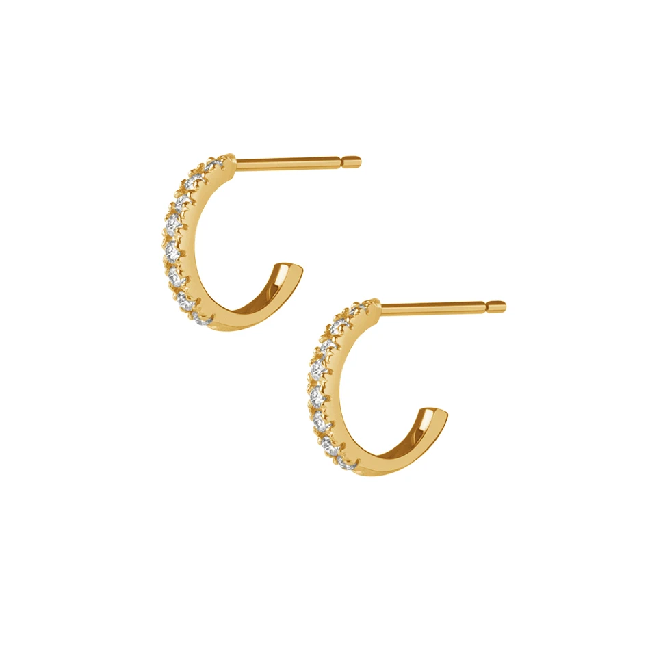 Trendy design for Women Earrings Jewelry Gold Plated Hoop Earrings 925 Sterling Silver Huggie Earrings With Zircon
Trendy design for Women Earrings Jewelry Gold Plated Hoop Earrings 925 Sterling Silver Huggie Earrings With Zircon
