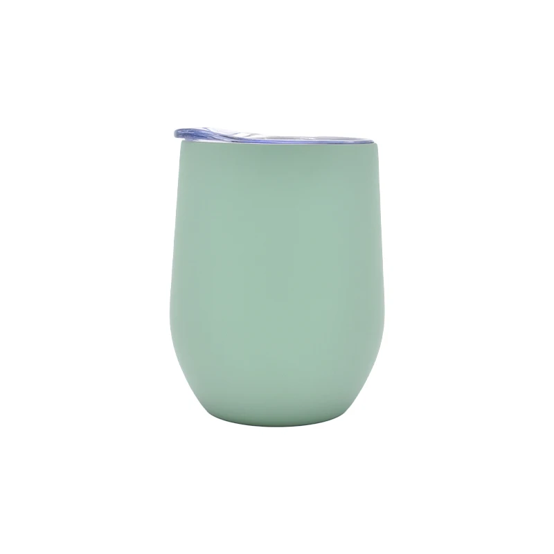 12oz350ml Custom Logo Stainless Steel Double Wall Amazon Best seller Egg Shape Mug Colorful Tumbler Cup with Lid Wine Tumbler, Customized color
12oz350ml Custom Logo Stainless Steel Double Wall Amazon Best seller Egg Shape Mug Colorful Tumbler Cup with Lid Wine Tumbler, Customized color