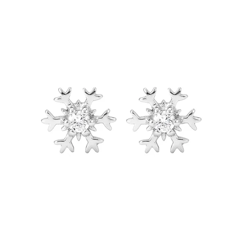S925 Sterling Silver Women'S Snowflake Inlaid Zircon Temperament Christmas Earrings Fashion Jewelry, Silver/gold
S925 Sterling Silver Women'S Snowflake Inlaid Zircon Temperament Christmas Earrings Fashion Jewelry, Silver/gold
