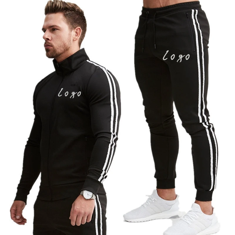 Wholesale Mens Training Fitness Sports Suit Track Suits summer custom Sweater Trousers two piece set Tracksuit for mens
Wholesale Mens Training Fitness Sports Suit Track Suits summer custom Sweater Trousers two piece set Tracksuit for mens