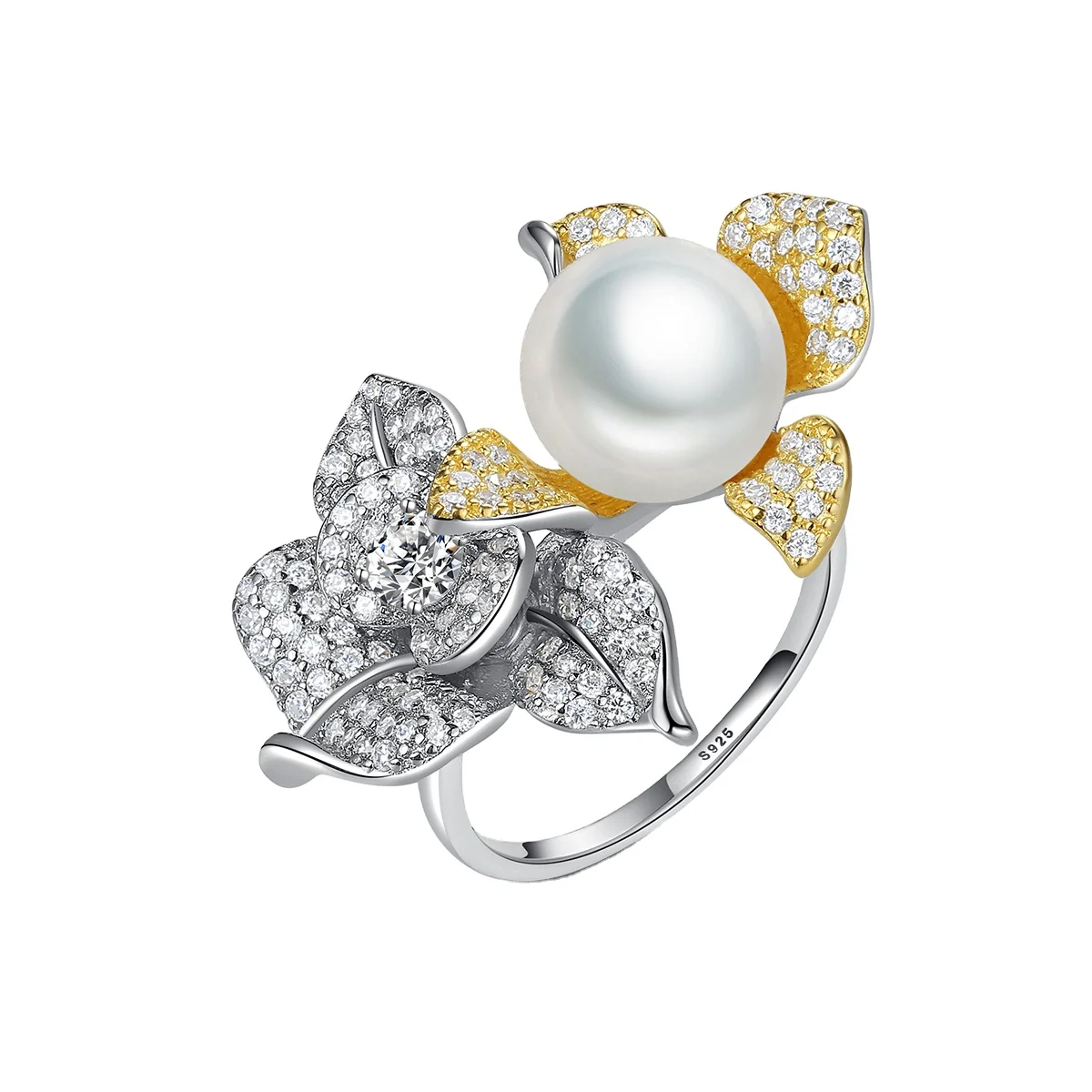 CZCITY Creative Sterling Silver Sterling Silver Ring Sterling Silver Elegant Double Gold Plated Women Finger Rings
CZCITY Creative Sterling Silver Sterling Silver Ring Sterling Silver Elegant Double Gold Plated Women Finger Rings
