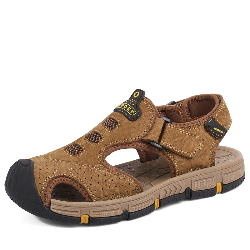 Hot Sale Popular Outdoor Breathable Beach Sandals Wear-resistant Anti-slip Flat Men Leather Sandals
Hot Sale Popular Outdoor Breathable Beach Sandals Wear-resistant Anti-slip Flat Men Leather Sandals