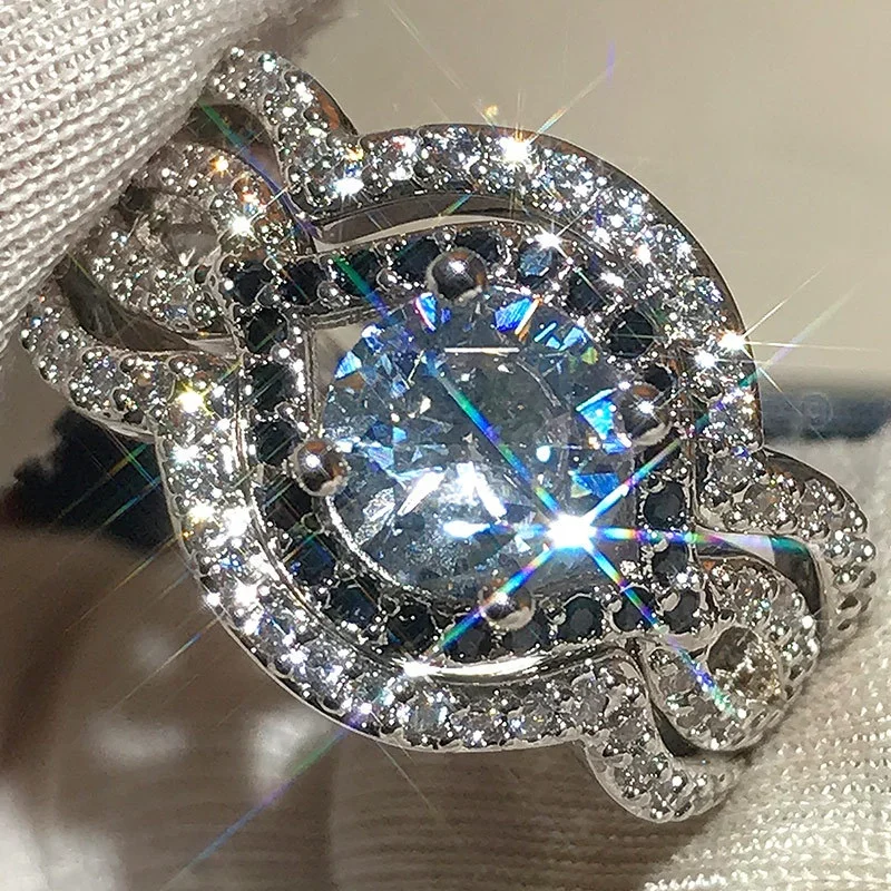 Luxury Crystal Female Big Wedding Ring Set Fashion Silver Gold Color Bridal Ring Jewelry Promise Love Engagement Rings For Women
Luxury Crystal Female Big Wedding Ring Set Fashion Silver Gold Color Bridal Ring Jewelry Promise Love Engagement Rings For Women