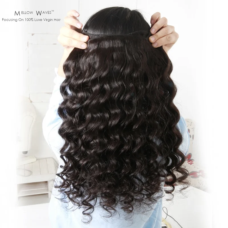 Mellow Waves Factory Wholesale Indian Temple Hair 100% Virgin Indian Remy Human Hair Extensions Cheap Human Hair Weaving
Mellow Waves Factory Wholesale Indian Temple Hair 100% Virgin Indian Remy Human Hair Extensions Cheap Human Hair Weaving