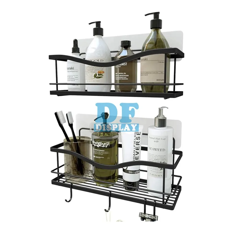 HS048 Shower Caddy Bathroom Shelf,No Drilling Traceless Adhesive Bathroom Storage Organizer,Rustproof Food Storage Basket, Black
HS048 Shower Caddy Bathroom Shelf,No Drilling Traceless Adhesive Bathroom Storage Organizer,Rustproof Food Storage Basket, Black