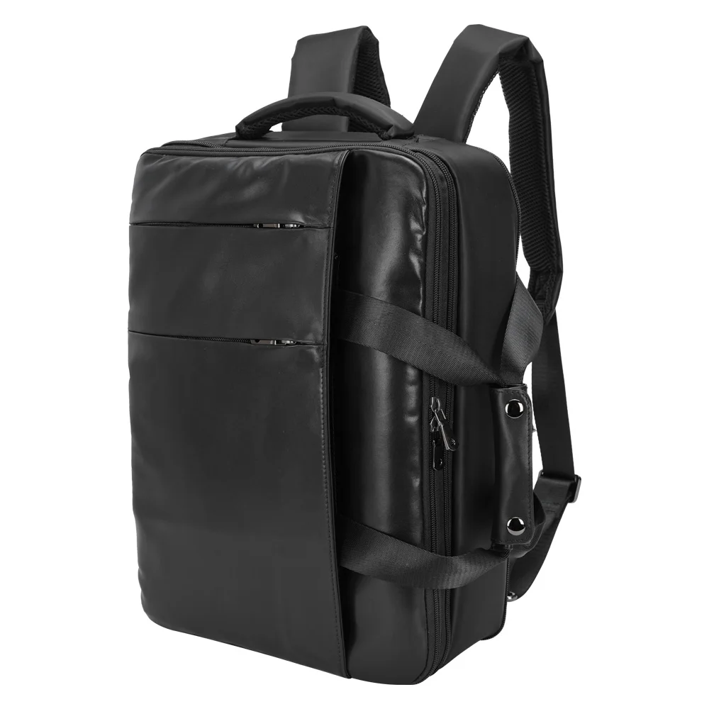 TIDING Luxury Fashion Black Large Capacity Waterproof Business Laptop Rucksack Leather Canvas Leather Travel Backpack
TIDING Luxury Fashion Black Large Capacity Waterproof Business Laptop Rucksack Leather Canvas Leather Travel Backpack
