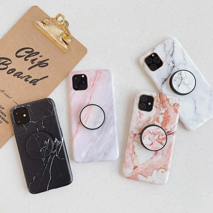 Ladies Phone Holder Cute Printed Marble Drop Resistance Phone Case for iPhone 11, Multi colors
Ladies Phone Holder Cute Printed Marble Drop Resistance Phone Case for iPhone 11, Multi colors