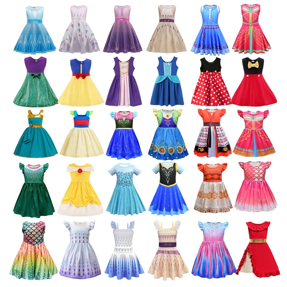Popular Kids Clothes Flower Girls' Dresses Halloween Cosplay Baby Girl Party Elsa Princess Dress Costumes, As picture
Popular Kids Clothes Flower Girls' Dresses Halloween Cosplay Baby Girl Party Elsa Princess Dress Costumes, As picture