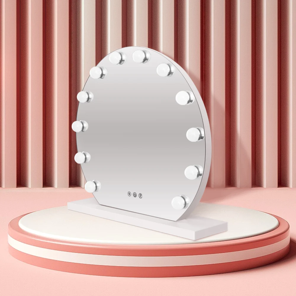 Hot selling hollywood 12 bulbs smart touched desktop vanity with dimming LED makeup mirror
Hot selling hollywood 12 bulbs smart touched desktop vanity with dimming LED makeup mirror