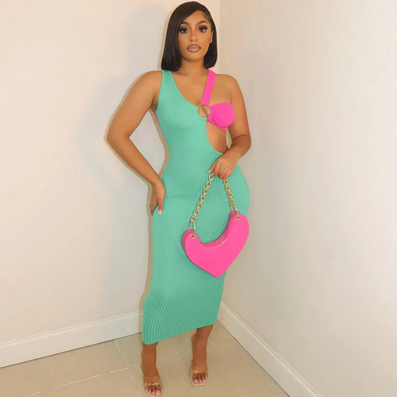 New Product Ideas 2022 Patchwork Ring Casual Dress Sleeveless Long Dress For Women Hollow Out Bodycon Dresses
New Product Ideas 2022 Patchwork Ring Casual Dress Sleeveless Long Dress For Women Hollow Out Bodycon Dresses