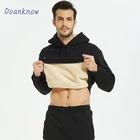 top selling men's Basic Sweatshirt Fleece Hoodie Sherpa winter thickened warm tracksuits Pullover