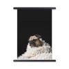 Modern Personalized Cute Dog Art Giclee Printing Digital Bulldog Painting Canvas Print