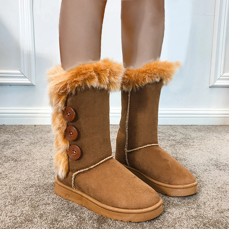 Dropshipping fur winter boots for women warm furry snow boots knee boots women shoes, Black,light tan,brown, blue
Dropshipping fur winter boots for women warm furry snow boots knee boots women shoes, Black,light tan,brown, blue