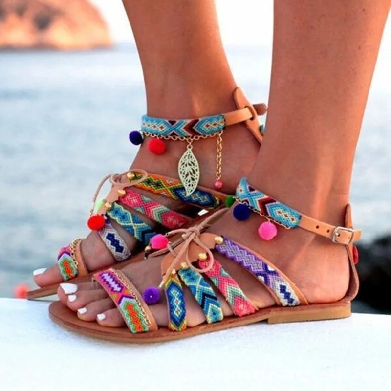2020 Top Quality Fashion Summer Ins Women's Bohemian Sandals Street Shoes Women For Wholesale Ladies Beach Casual Shoes, Customer's request
2020 Top Quality Fashion Summer Ins Women's Bohemian Sandals Street Shoes Women For Wholesale Ladies Beach Casual Shoes, Customer's request