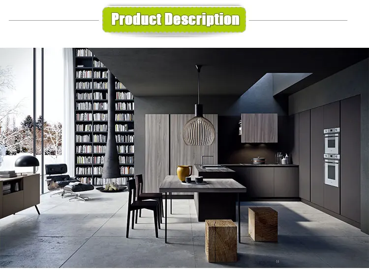 Premium grey modern design melamine module cabinet from China