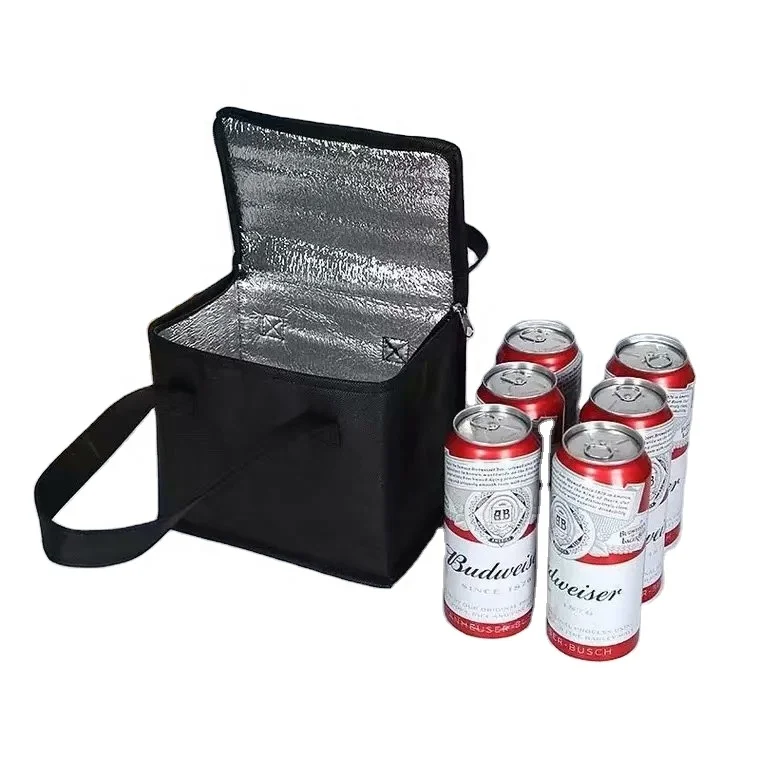 Reusable Shopping Insulated Non Woven Food Delivery Cooler Bag with Logo, Black
Reusable Shopping Insulated Non Woven Food Delivery Cooler Bag with Logo, Black