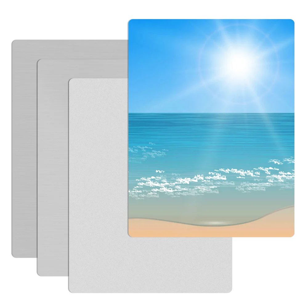 Wholesale Aluminum Sheet Picture Printing Coated A4 Size Metal Sheet Heat Transfer Metal Blanks
Wholesale Aluminum Sheet Picture Printing Coated A4 Size Metal Sheet Heat Transfer Metal Blanks