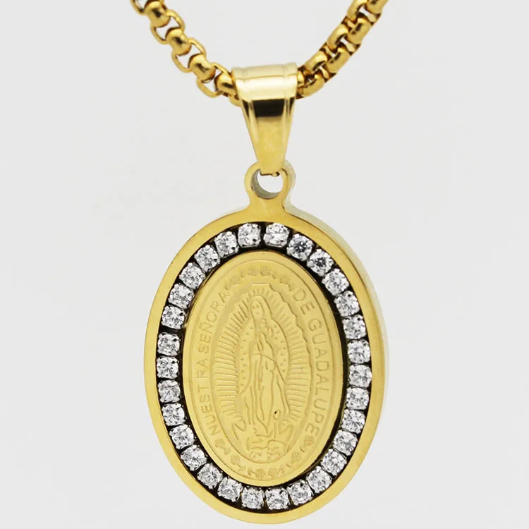 NS1072 Unisex High Quality Gold Plated Stainless Steel Blessed Mother Mary Charm Chain Necklace for Women Men,Christian Jewelry, Gold,steel
NS1072 Unisex High Quality Gold Plated Stainless Steel Blessed Mother Mary Charm Chain Necklace for Women Men,Christian Jewelry, Gold,steel