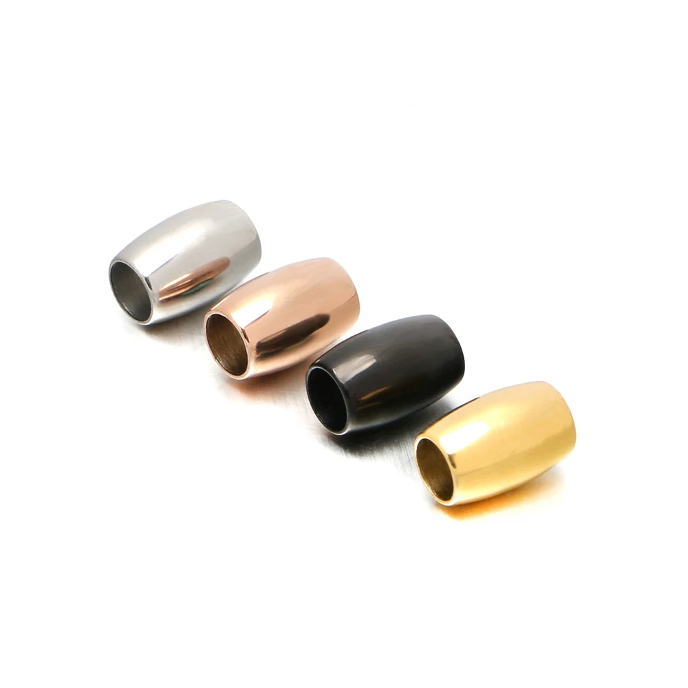 Custom 7*11mm plating Stainless steel Oval shape spacer beads DIY logo tube bead accessories women bracelets for jewelry making
Custom 7*11mm plating Stainless steel Oval shape spacer beads DIY logo tube bead accessories women bracelets for jewelry making