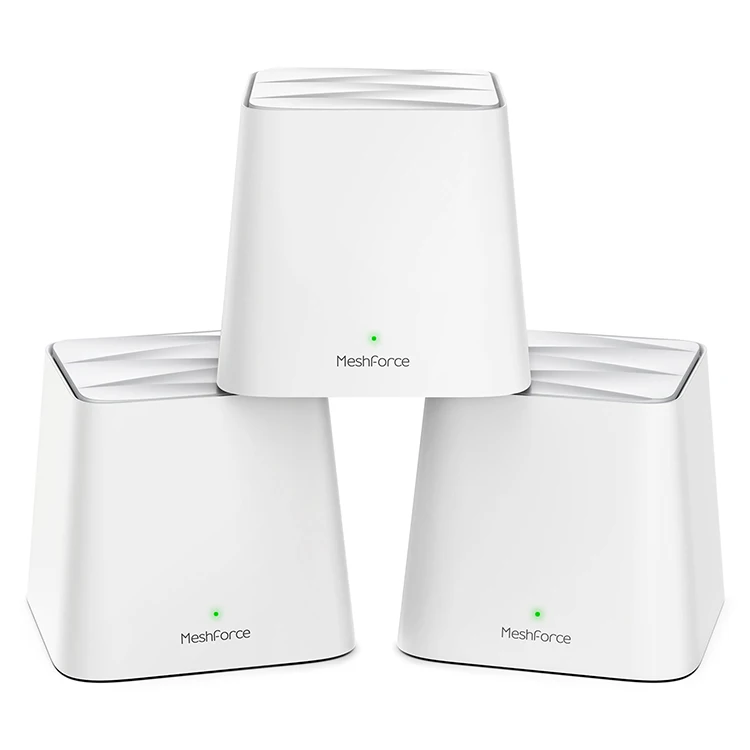 Amazon Top Sales Meshforce M1 1200Mbps Dual Band Mesh Wifi System 4500 sq.ft coverage, White black
Amazon Top Sales Meshforce M1 1200Mbps Dual Band Mesh Wifi System 4500 sq.ft coverage, White black